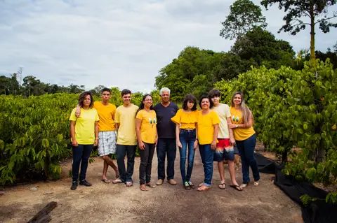 Ensaio fotográfico Família, ensaio externo, fotos aéreas, foto no sítio café, Jaguaré ES, Agência Cricaré, Shanti Rabelo'