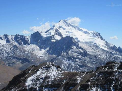 Pico nevado Potosi em La Paz'