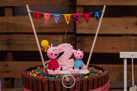 Fotografa Aniversário Infantil Volta Redonda | Barra Mansa - Festa da Peppa Aniversário de 2 anos Letícia '