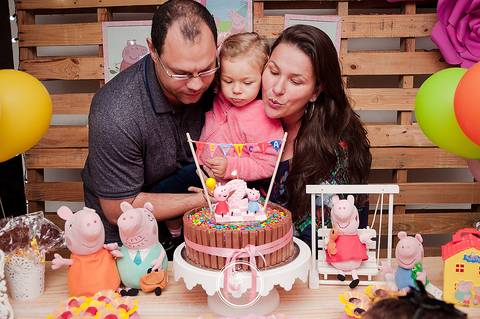Fotografa Aniversário Infantil Volta Redonda | Barra Mansa - Festa da Peppa Aniversário de 2 anos Letícia '