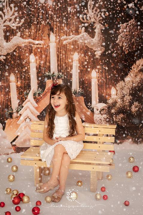 Sessão de Natal realizada em Volta Redonda no estúdio da fotógrafa Damaris Quedevez. Mini Sessão de Natal, venha fazer você também!!'