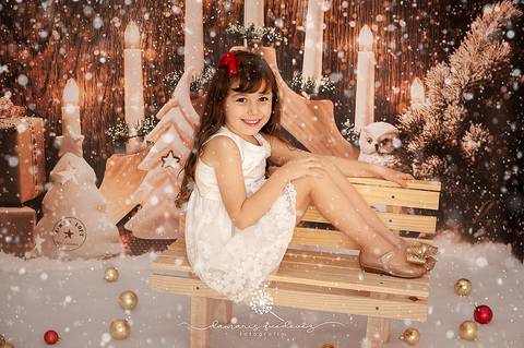 Sessão de Natal realizada em Barra Mansa no estúdio da fotógrafa Damaris Quedevez. Mini Sessão de Natal, venha fazer você também!!'