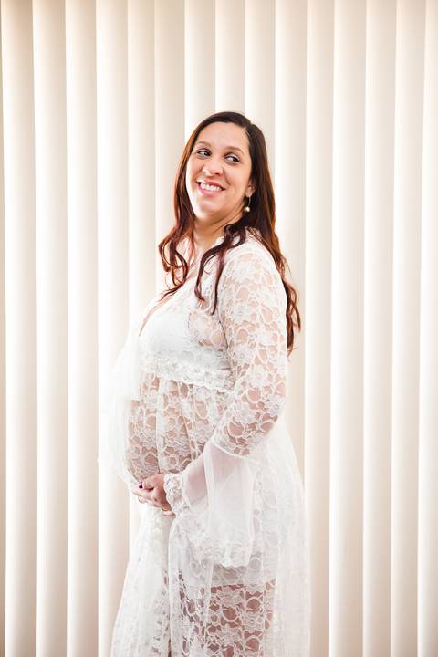 Ensaio na casa da cliente'