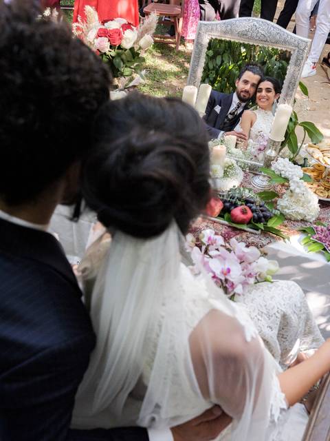 Ternura num gesto simples e cheio de amor'