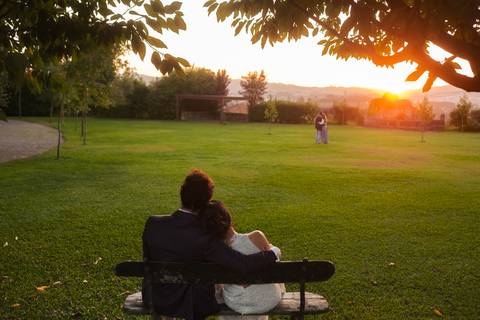 pausa doce sozinhos entre a natureza'
