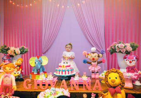 decoração circo rosa'