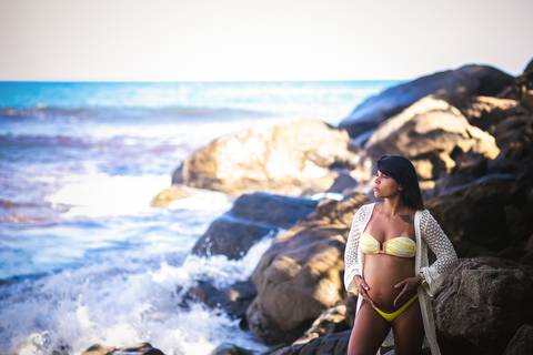 Ensaio de gestante em prainha/RJ'