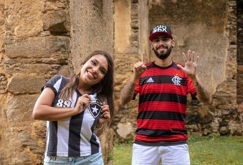 Casal rivalidade só no jogo em em Pré-Wedding Mangaratiba-RJ'