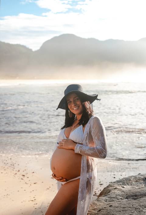 Book fotográfico de gestante/RJ-Grumari'