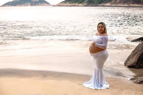 Ensaio de gestante na Urca/RJ'