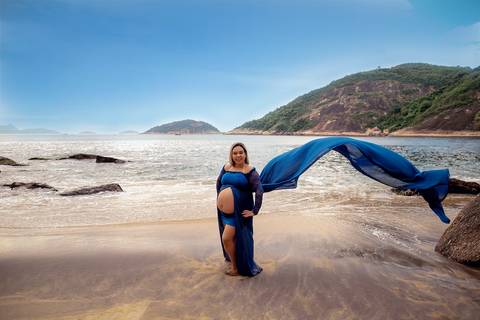 Ensaio de gestante externo realizado na urca/RJ'