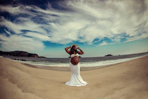 Ensaio externo gestantes praia de Camboinhas/Niterói'