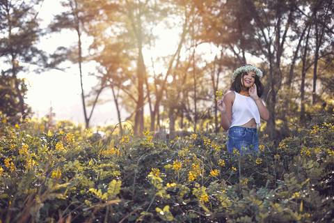 Fotografia em ensaio externo  15 anos/Grumari'