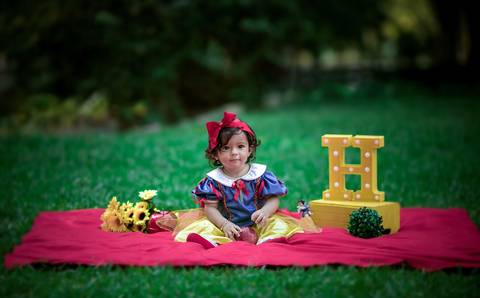 Book fotográfico infantil externo-branca de neve'