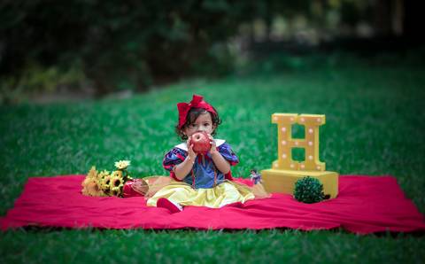 branca de neve ensaio infantil  temático'
