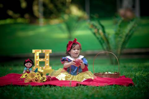Ensaio infantil branca de neve-Museu da República/RJ'