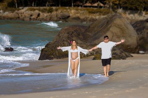 Ensaios de gestantes-praias-prainha-RJ'