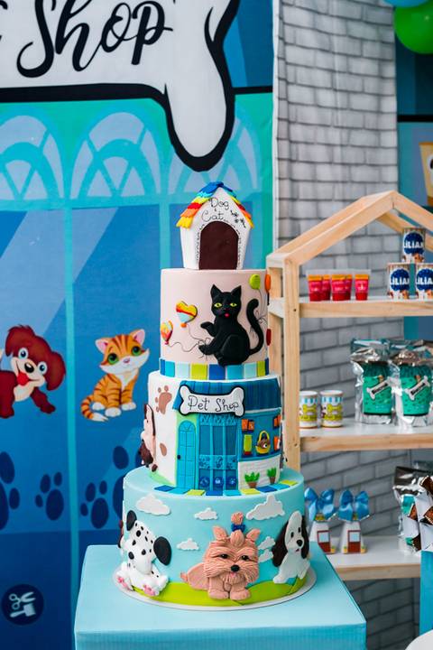 decoração e detalhes mesa pet shop-tema mostra festiva-RJ '