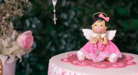 topo do bolo bonequinha de biscuit '