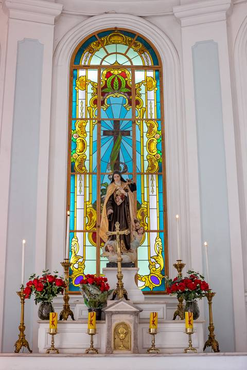 Igreja de Santa Teresinha do Palácio Guanabara-Batizado Carolina'