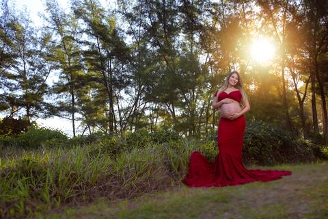 Ensaio de gestantes na praia/Rj'