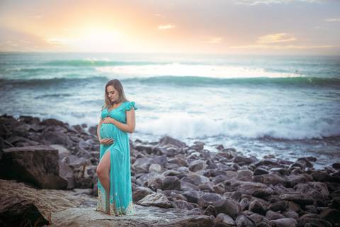 book fotográfico de gestante na prainha/RJ'