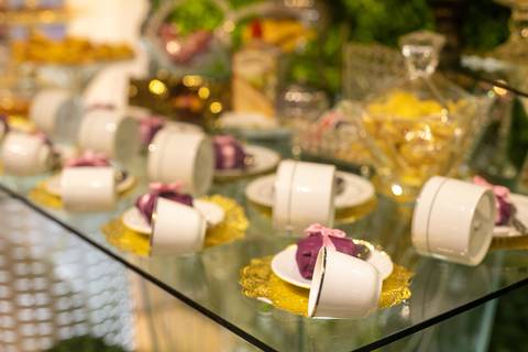 mesa de chá em festa de casamento na casa paris-padre miguel'