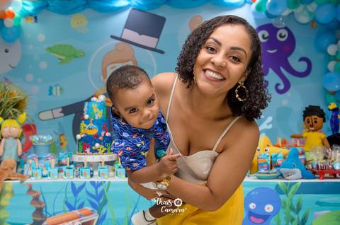 Foto de festa, cobertura de festa, cobertura fotográfica infantil, festa infantil rj thais camara, tia thais, fotografo rio de janeiro, fotografo zona oeste rj, festa mundo bita, festa bita fundo do mar
'