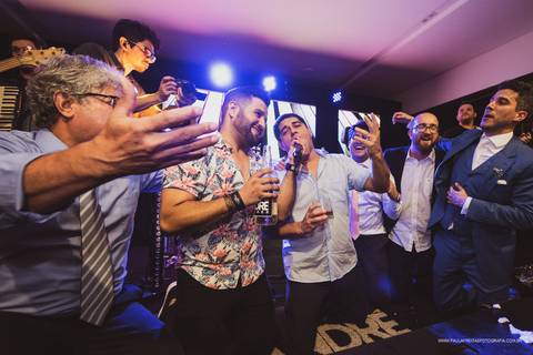 Banda de música no casamento '