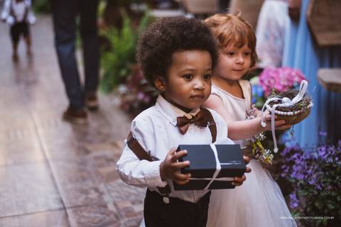 Dama de honra e pajem '