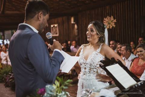 Declaração do noivo para a noiva '