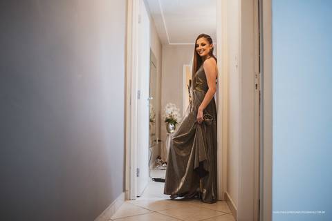 Vestido de 15 anos com brilho '