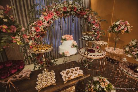 Decoração de bodas de diamante em Aparecida - São Paulo '
