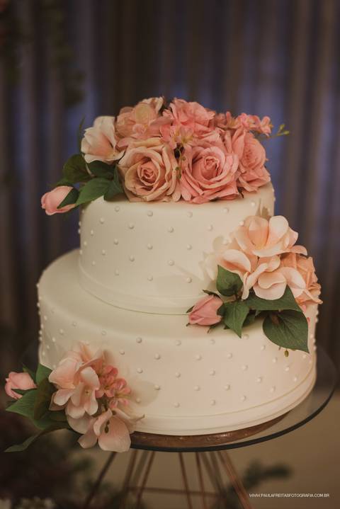 Bolo de bodas de diamante '