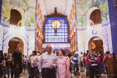 Bodas de diamante no Santuário Nacional de Aparecida'