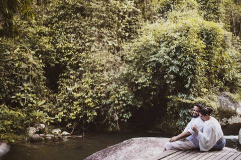 Pré-wedding em cachoeira de Paraty - RJ '