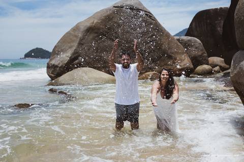 Pré-Wedding nas praias de Paraty-RJ '