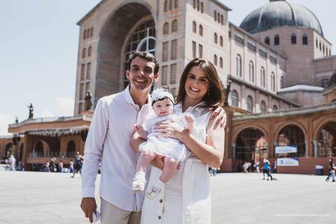 Fotos de família no Santuário Nacional de Aparecida - SP '