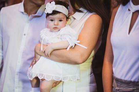 Vestido de batizado para menina'