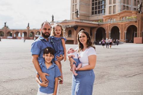 Batizado de menino no Santuário Nacional de Aparecida - SP '