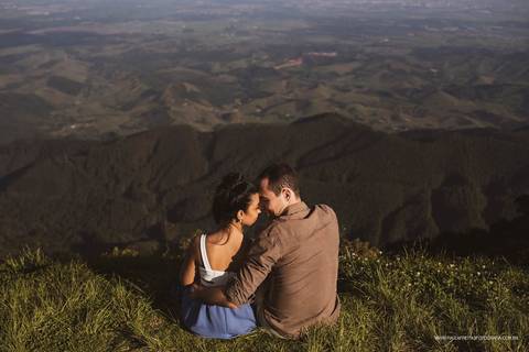 Ensaio de casamento nas montanhas '