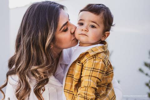 inspiraçao foto mae e filho'