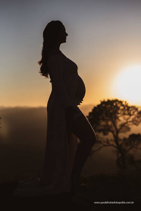 por do sol lindo e foto de gravida feita por paula freitas fotografia'