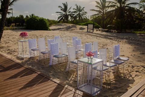 Casamento na Praia - Decoração'