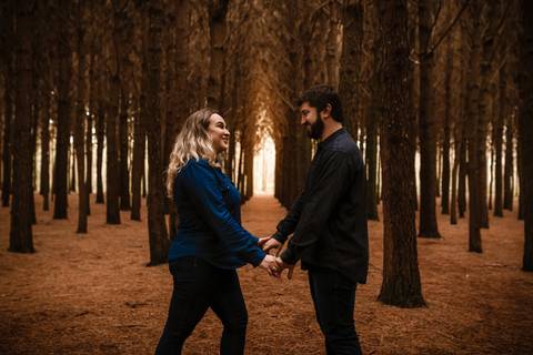 Ensaio Casal Pre casamento Caminho do Vinho - Curitiba'