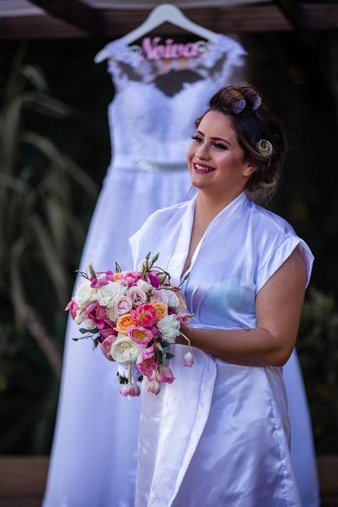 Making off da Noiva - Vestido da Noiva, Buques, flores para casamento'