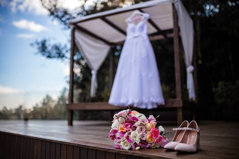 Making off da Noiva - Vestido da Noiva, Buques, flores para casamento'