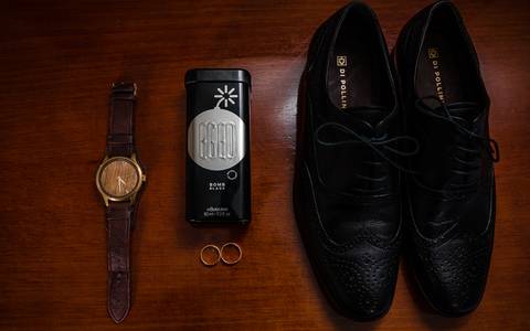 Making off do Noivo, Terno, Sapato'