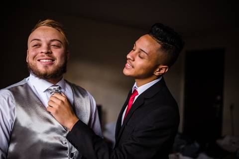 Making off do Noivo, Terno, Sapato'