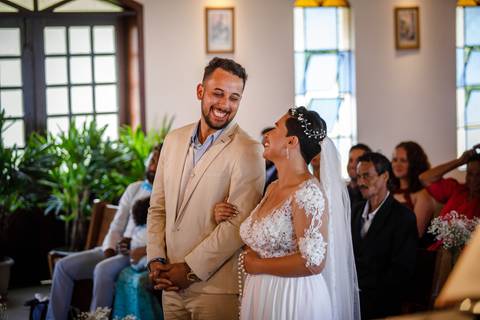 Casamento - Wedding Day - Vestido de Noiva - Noivo - Alianças - Buque'